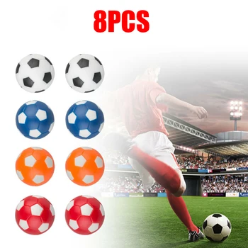 

8pcs 8*36mm Classic Soccer Ball Style Foosballs Table Game Replacement Great Kid's Toy Traditional Soccer Ball