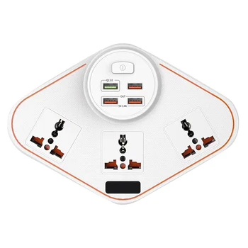 

with 4USB Support QC3.0 PC Flame Retardant Multifunctional Power Strip