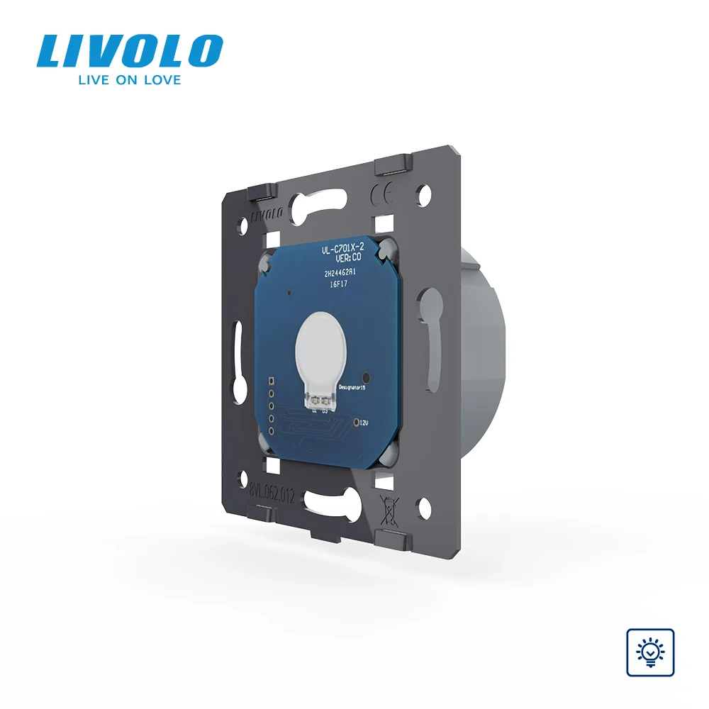 VL-C701D Wall Light Touch Dimmer Switch Livolo EU Standard Dimmer Switch Without Glass Panel Manufacturer