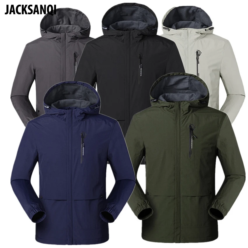 Куртка JACKSANQ Мужская для походов Водонепроницаемая дышащая куртка спорта на