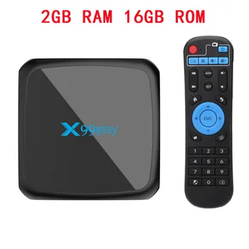 

X99 Play Smart TV Box Android 9.0 2GB 16GB Wireless IPTV Box 4K USB Set Top Box 5G WiFi Netflix Youtube PK H96 MAX