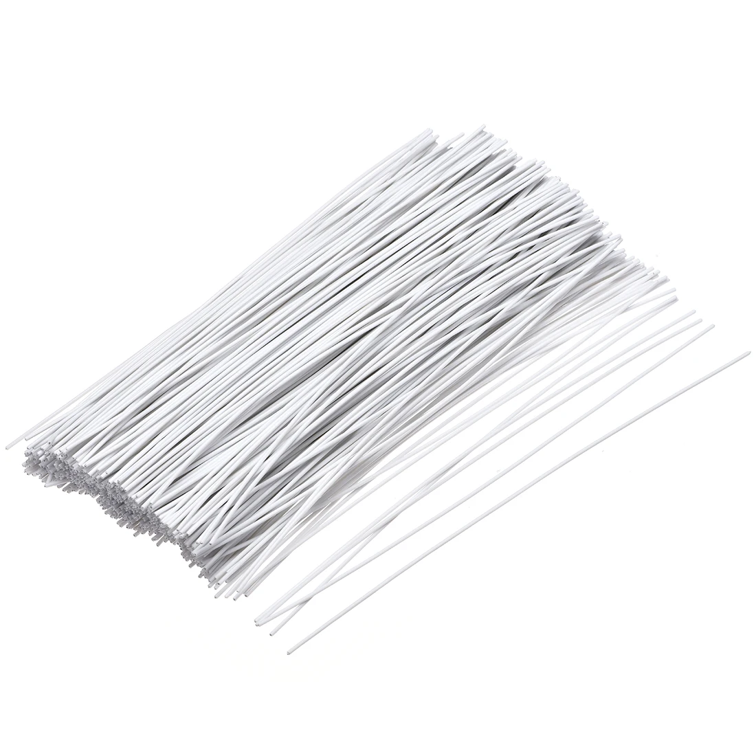 

uxcell Metallic Twist Ties 120mmx1mm Plastic White Cable Cord Ties 1000pcs