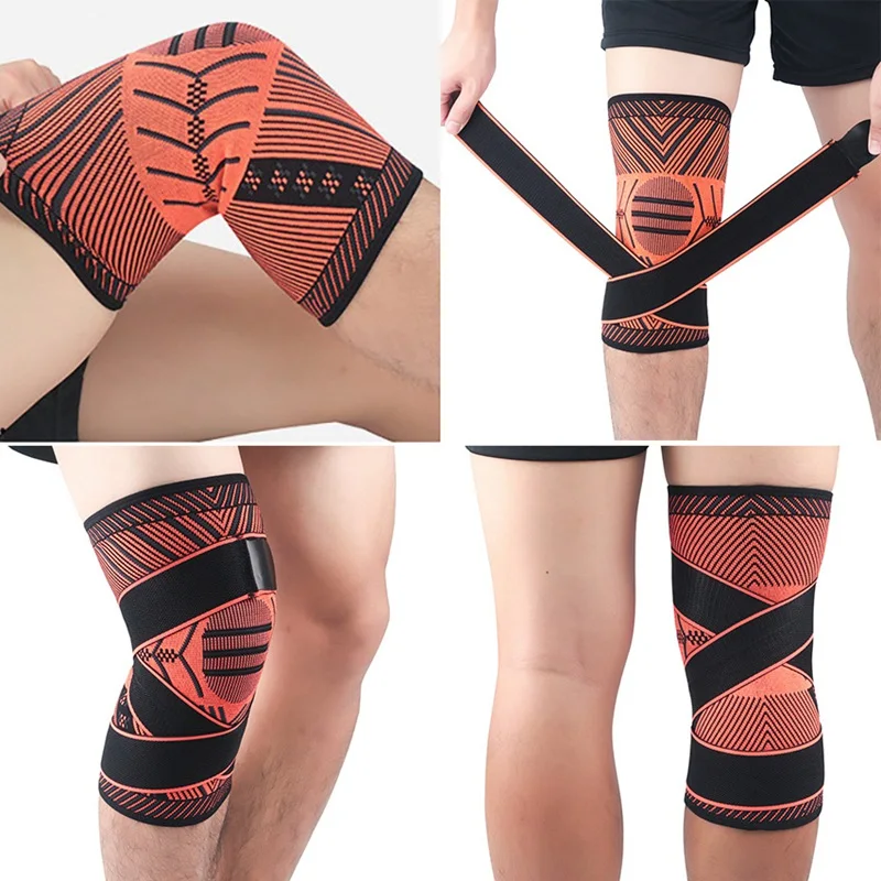 new Sports Knee Pads Warm Compression Knee Pads Leg Sets Basketball Climbing Running Knee Protectors