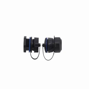

Rj45 M20 F/F singe head waterproof wire 8P connector socket panel mount with inner/out cover X10
