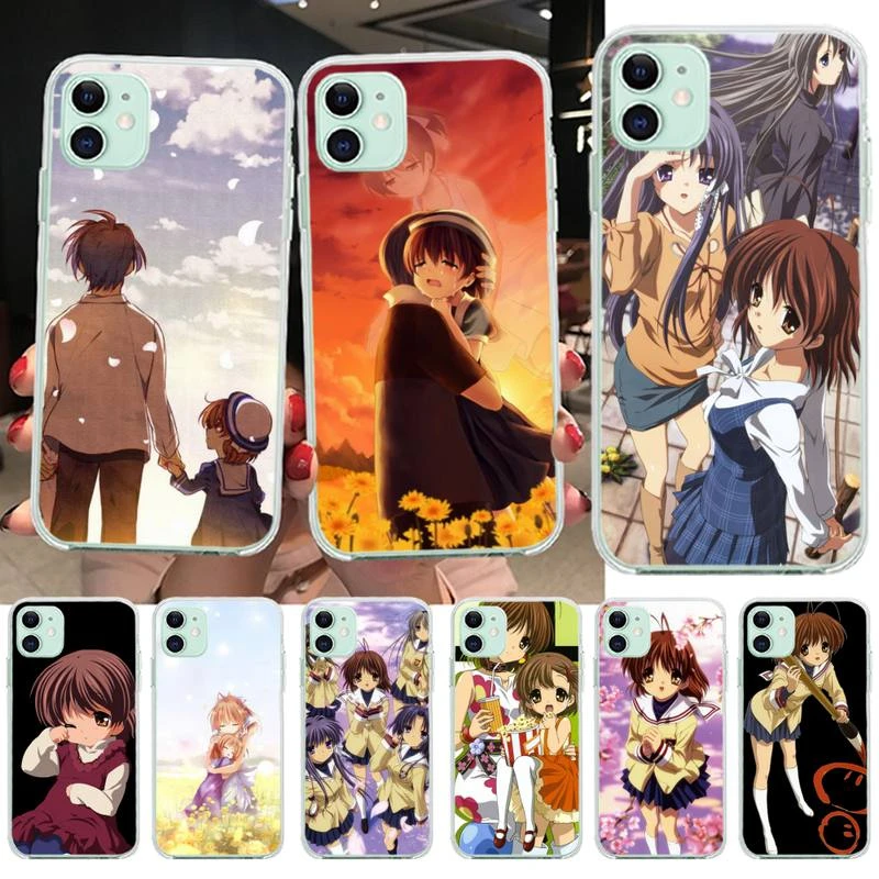 Clannad Japanese Anime Customer High Quality Phone Case For Iphone 11 Pro Xs Max 8 7 6 6s Plus X 5s Se 2020 Xr Cover Phone Case Covers Aliexpress