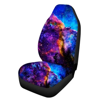 

Accessories Star Print For SUV Universal Car Seat Cover Truck Protector Interior Decor Styling Front Dustproof Van Soft
