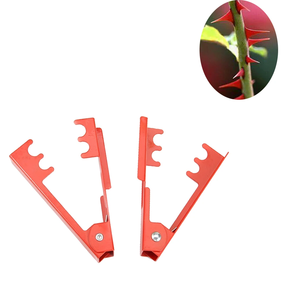  2 Thorn and Leaf Stripper Thorn Remover for Roses Flower Florist Essential Tools Thorn Leaf Pruners Forceps for Rose Flower