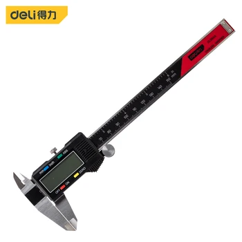 Best Deli 150mm Digital Vernier Caliper Accurate Caliper Stainless Steel Electronic Calipers Measuring Instrument Use Button Battery