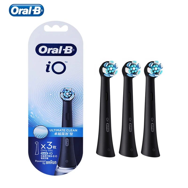 Buy Oral B Power Toothbrush IO Ultimate Clean Refills Black Pack Online