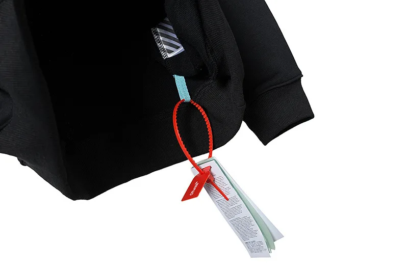 19SS OFF-WHITE OW Осень-Зима Новая высококачественная мужская толстовка с принтом вулканического извержения