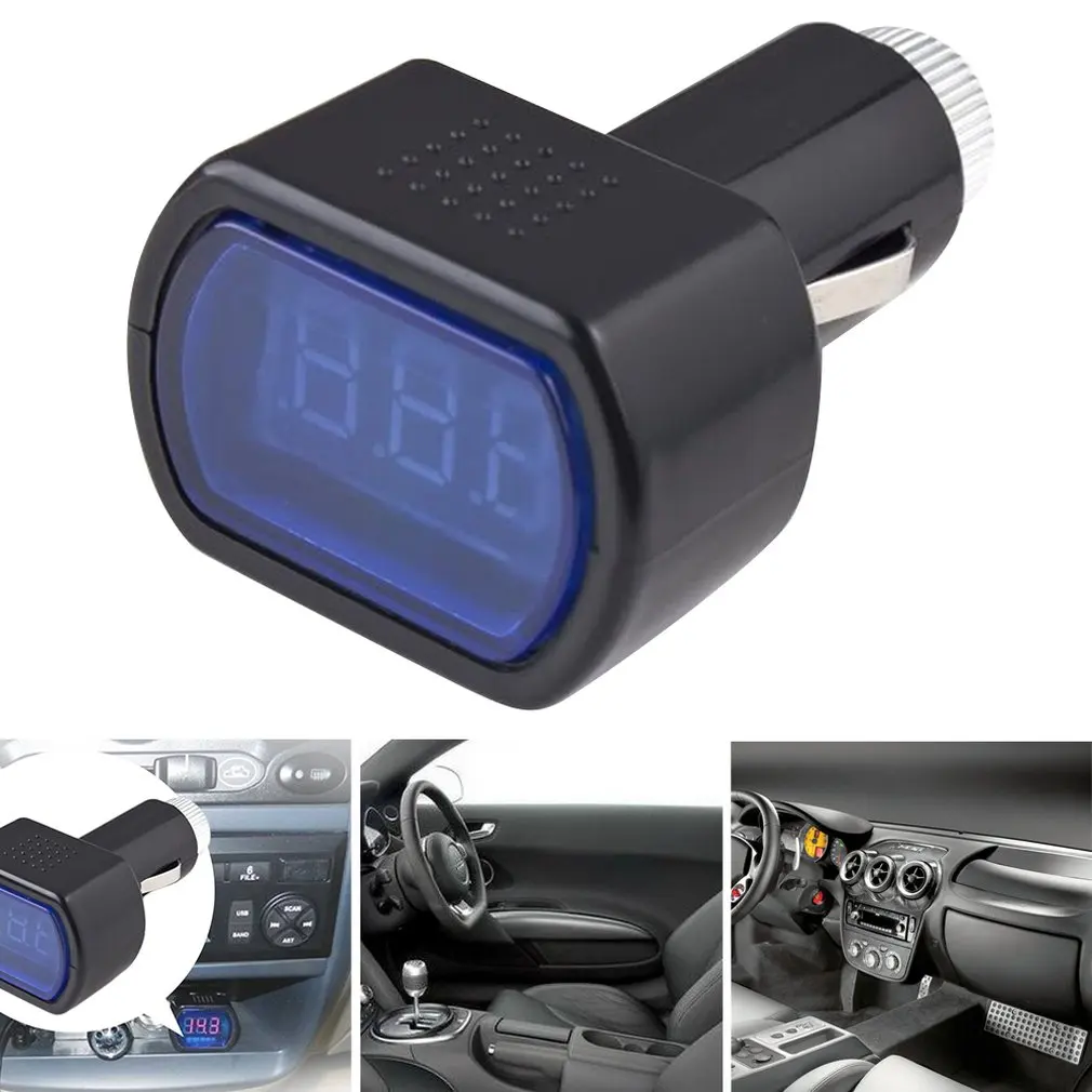 DC 12V / 24V Автомобильный цифровой светодиодный двигателя Батарея Напряжение