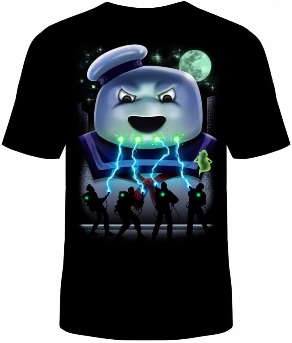 Stay Puft Marshmallow футболка унисекс забавная взрослая Ghostbusters Хэллоуин Размер Новая