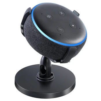 

SOONHUA Portable 360 Degree Speaker Rotation Table Holder Adjustable Stand Bracket Mount For Echo Dot 3rd Generation