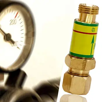 

Gas Welding Accessories Oxygen/Acetylene Check Valve Flame Torch Arrestor Flashback Buster Welding/Cutting U4Y7