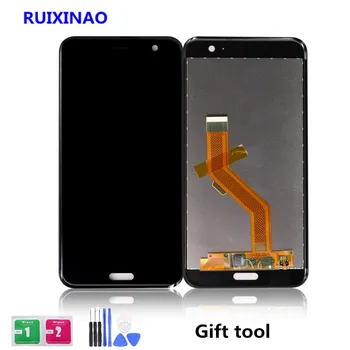 

For 5.5" HTC U11 LCD Display Touch Screen Digitizer Assembly with Frame Replacement Parts 2560*1440 For HTC U-3w U-1w U-3