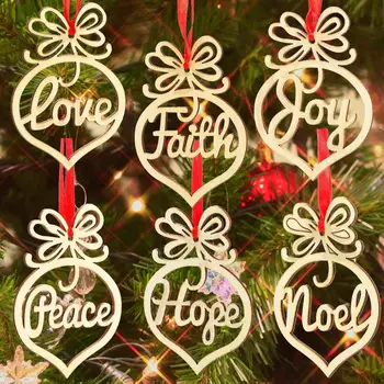 

Christmas Wooden Ornaments Xmas Tree Hanging Tags Pendant Hollow Out Ornaments,custom laser cut Christmas tree Decoration