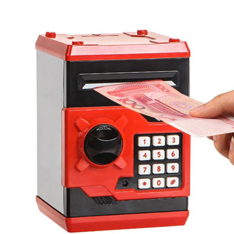 cadeau danniversaire pour la maison cochon de dessin anim/é en forme de tirelires Konesky Pig Piggy Bank bo/îte de rangement de pi/èces de monnaie L pour enfants