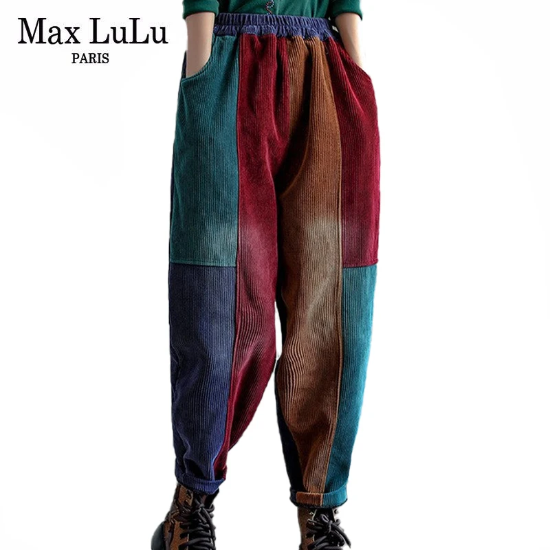 Max LuLu Women Vintage Patchwork Harem 