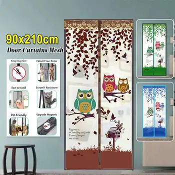 

Mosquito Nets Summer Anti Mosquito Insect Fly Bug Curtains Net Automatic Closing Door Screen Kitchen Curtains