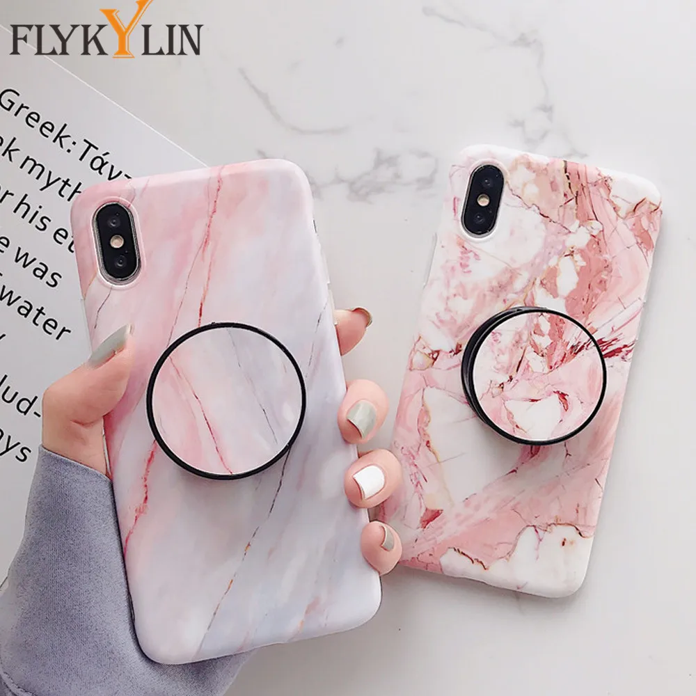 Классический Мраморный чехол подставка для телефона samsung A51 A50 A70 A40 S10e S9 S8 Note 10 Plus