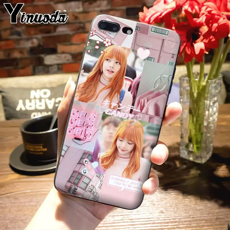 Yinuoda чехол для iphone 11 11pro max funda черный розовый черный k-pop kpop girl group чехол для телефона для iphone 8 7 6 6S Plus X XS MAX XR 5 5S SE 5C Чехол - Цвет: Хаки