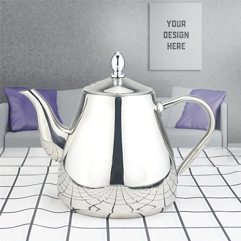Stainless Steel Silver Tea Kettle