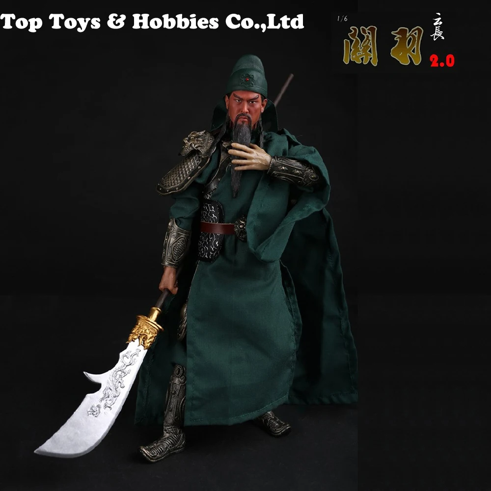 

For collection NEW in stock Full Set 1/6 Guan Yu Movable Action Figure Doll NO:ZH012 Head Body Clothes Weapon Accessory Model