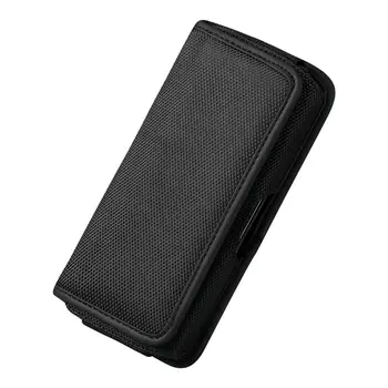 

Horizontal Nylon Belt Loops Cellphone Holster Holder Carrying Case Sleeve Pouch for Men