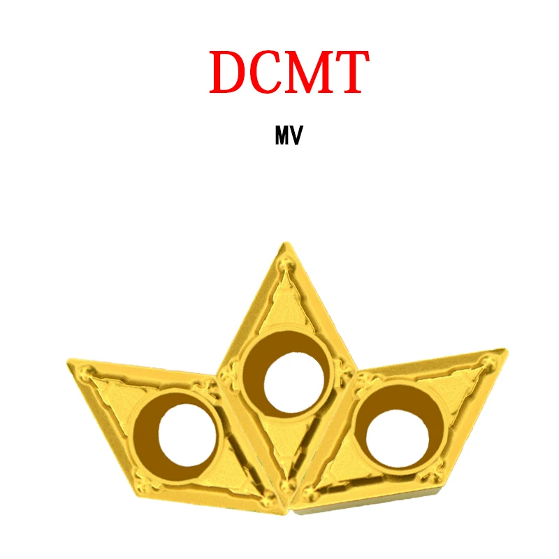 

DCMT070204 DCMT070202 DCMT11T302 DCMT11T304 DCMT11T308 MV UE6020 US735 VP15TF CNC DCMT Carbide Inserts Lathe Cutting Tool Holder