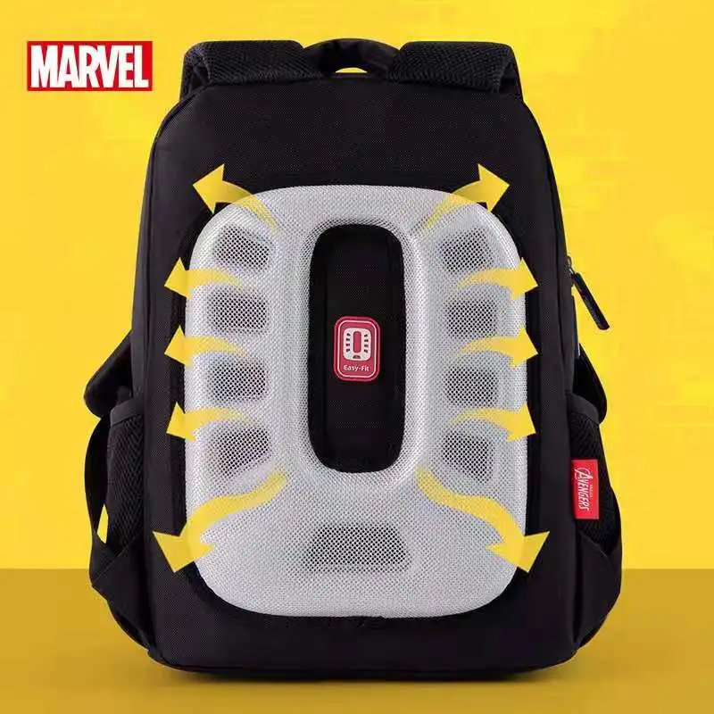 Genuine Disney New School Bags for Boy Primary Student Shoulder Orthopedic Backpack Spider Man Grade 1-5 Kids Gifts Mochilars