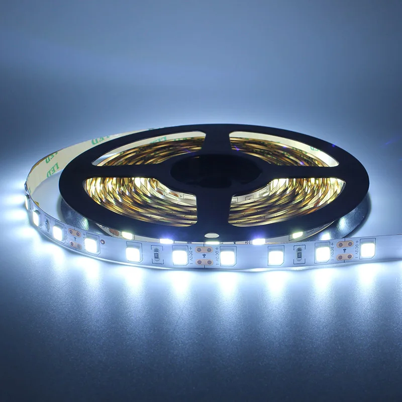 Cool White 5M 5054 Flexible LED Strip 60LEDs/M Warm White Rope Ribbon Tape Light DC 12V Waterproof IP65 Lighting Strip - Испускаемый цвет: Cool White