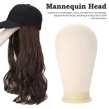 1 шт. стиль манекен голова манекена вешалка для париков T игла держатель белый манекен голова подушечка из ткани дисплей