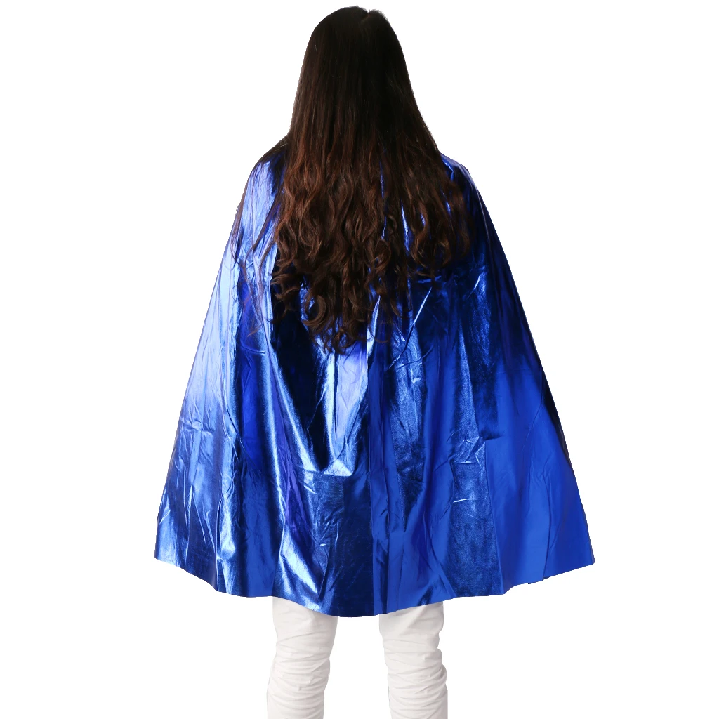 Blue Cloak Металлический плащ-накидка; маскарадный костюм; нарядное платье для дня рождения, праздника, вечеринки - Цвет: Blue Cloak