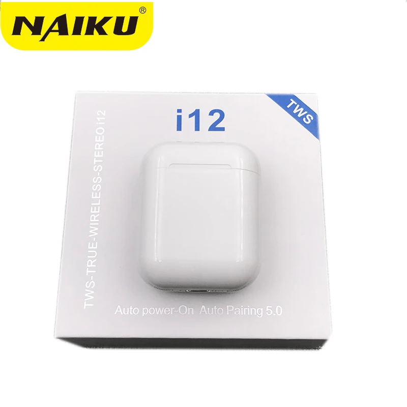 i12 TWS сенсорный ключ мини беспроводные наушники Bluetooth 5,0 гарнитура для Android xiaomi Iphone PK i10 i20 i30 i60 tws