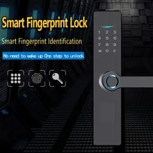 Блокировка отпечатков пальцев-блокировка карты биометрический смарт-дверь цифровой пароль сенсорный без ключа