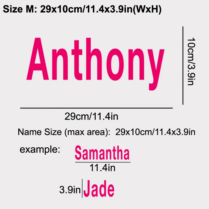 YOUR TEXT Vinyl Decal Sticker Car Window Bumper CUSTOM 1" x 3",7.1" x 2.4",11.4" x 3.9" Personalized NAME Cup Decal