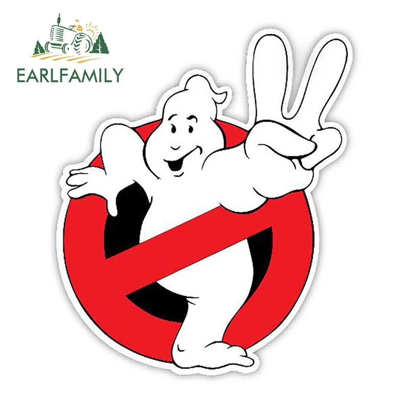 EARLFAMILY 13 см x 11 2 Стайлинг автомобиля Наклейка охотников за привидениями забавная мультяшная наклейка