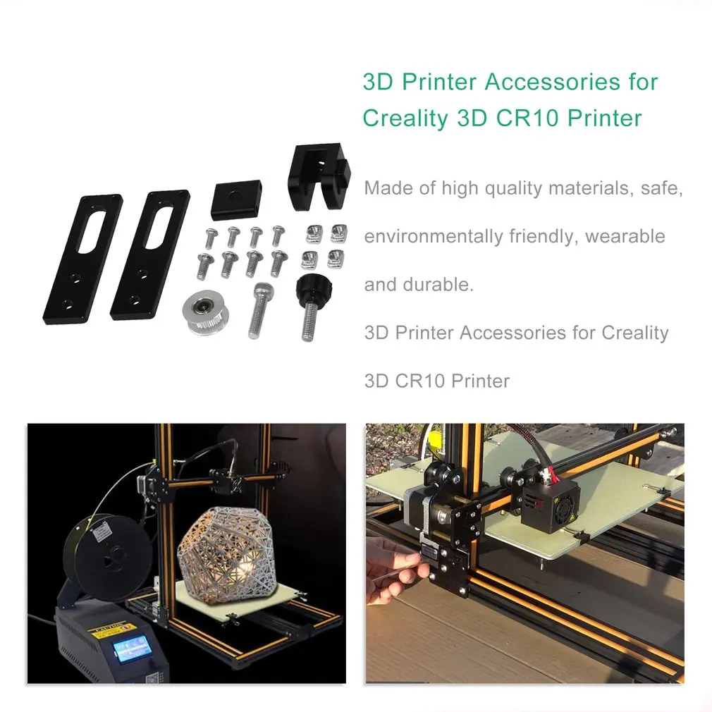 X-axis синхронный натяжитель ремня алюминиевый профиль комплект для 3d принтеров части Ender-3 Замена 3d принтера