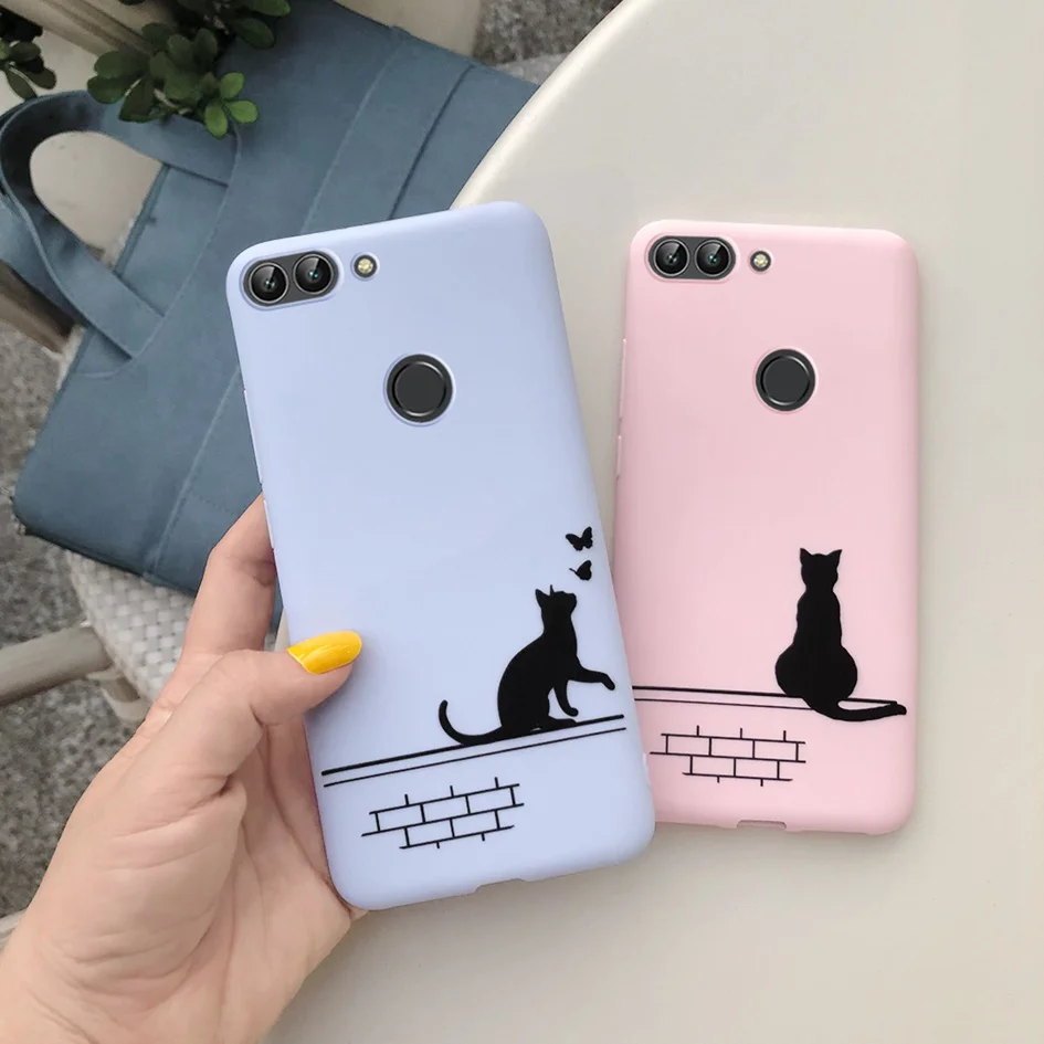 Чехол с рисунком для Huawei P Smart 2018 С КАКТУСОМ мягкие цветные силиконовые чехлы