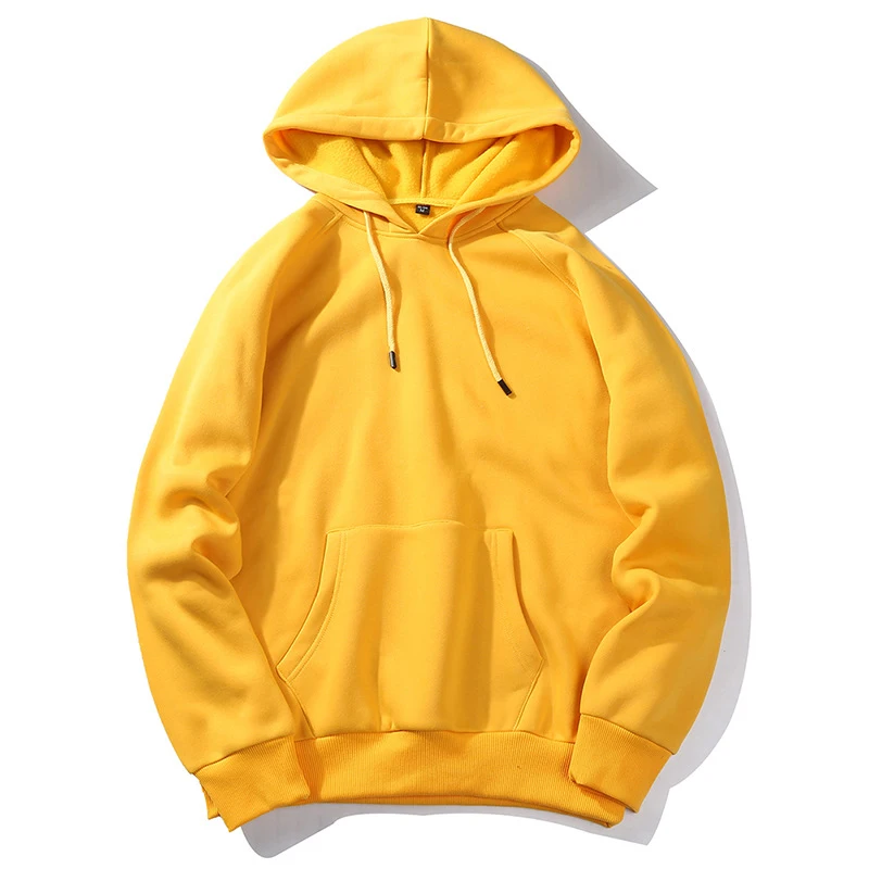 

2019 Mens Hoodies and Sweatshirts Winter Hip Hop Hoodie Pullovers Male Long Sleeve Solid Pullover Winter Men's Cotton Hoody 1143