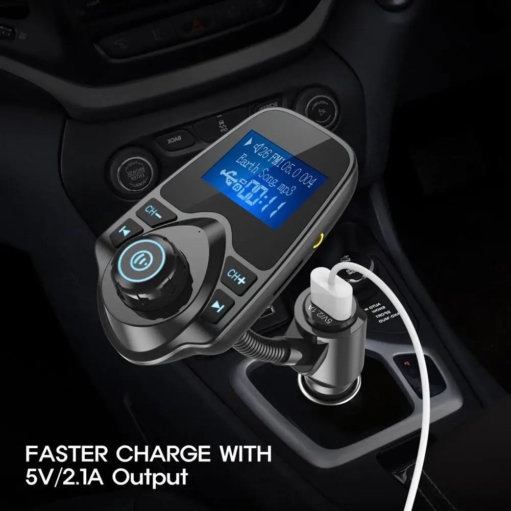 Автомобильный Bluetooth Hands-Free Телефон Автомобильный Bluetooth fm-передатчик автомобильное зарядное устройство Автомобильный MP3 карта распознавание автомобиля