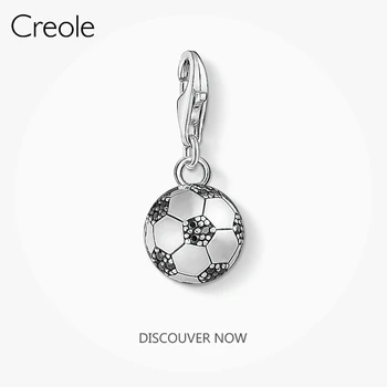 

Football Soccer Charms Pendant,2020 Spring Brand New Thomas Fashion New Jewelry Sporty 925 Sterling Silver Gift for Women Men