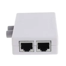 2 порта Plug And Play сетевой коммутатор RJ45 тихий Ethernet компактный мини Практичный простой в эксплуатации низкая стоимость дома и офиса