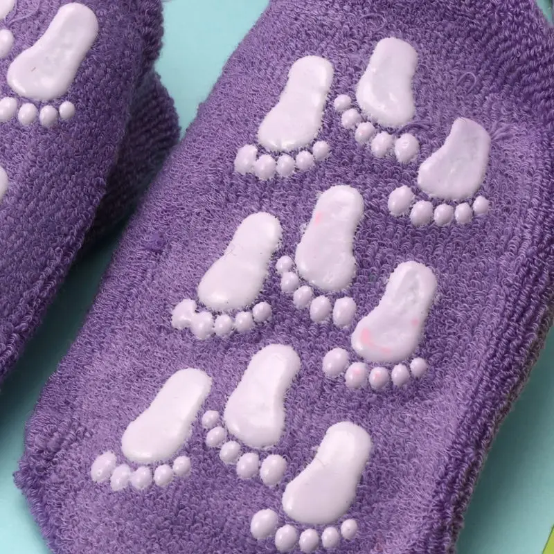 

Cotton Baby Non-slip Socks Child Cute Small Footprints Floor Socks 1-4 Years Old Boys Girls Candy-colored Socks DXAD