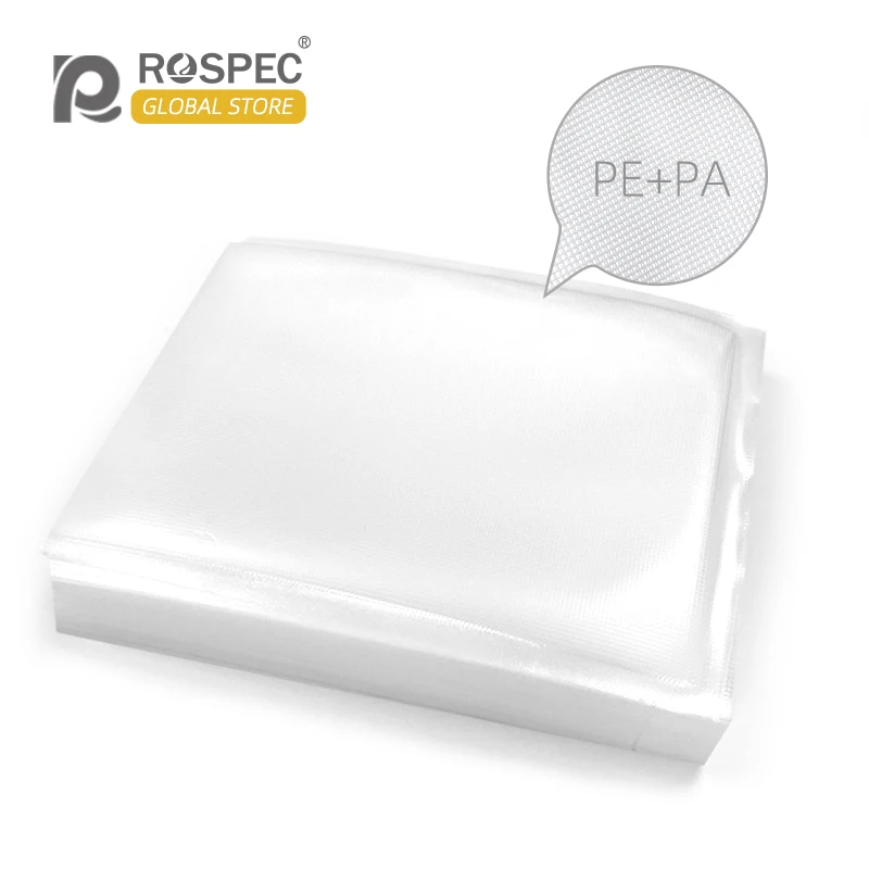 ROSPEC Food Vacuum Sealing Storage Bags Preservation Kits Dry Wet Fruit Meat Vaccum Sealer Packer Fresh-Keeping BPA Free 20*25 | Бытовая
