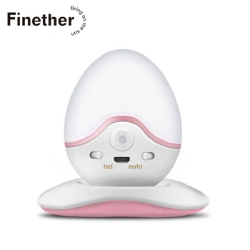 

LED Infrared Sensing Lamp Egg Shaped Night Lights Feeding Lamp USB Charging Eye Protective Table Lamps Warm White And Cold White