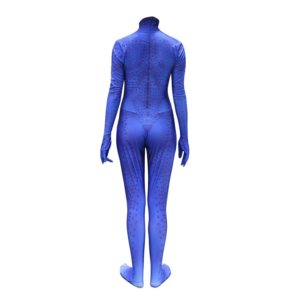 3D печать X-men фильм Mystique косплей костюм супергероя для Хеллоуин