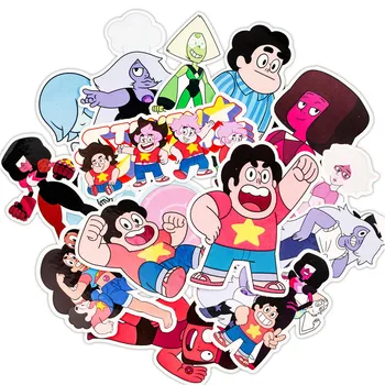 

53pcs Steven Universe Stickers Set Sticker For Luggage Skateboard Laptop Motorcycle Phone PVC Funny Stickers