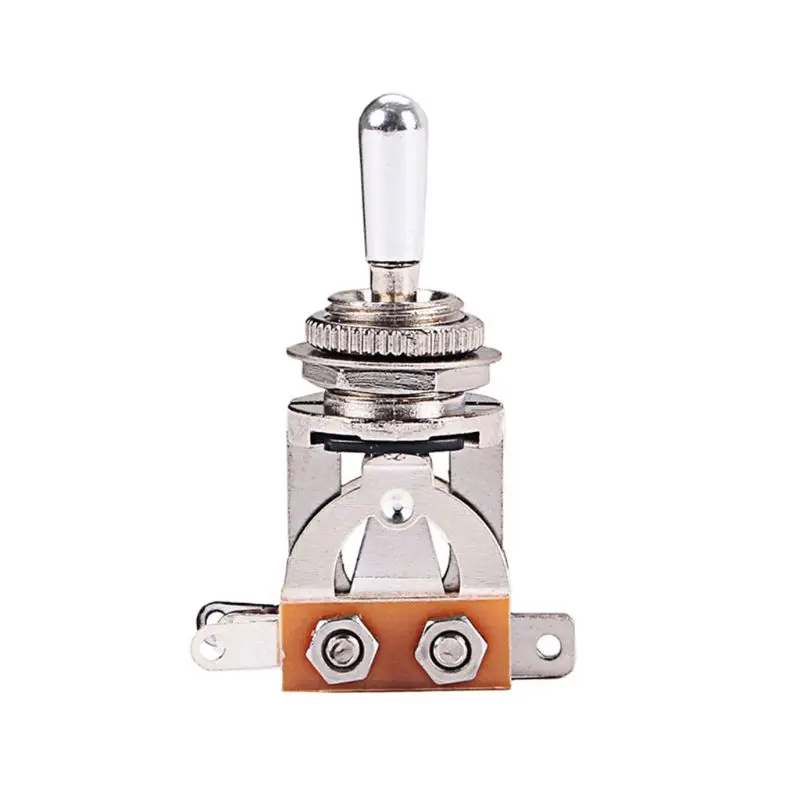 

1 PC Toggle Switch 3 Ways Pickup Selector Tone Conversion For LP SG Electric Guitar Silver