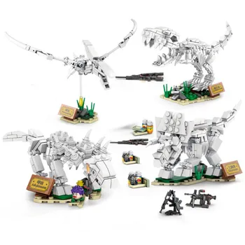 

675pcs Ideas Jurassic Dinosaur World Fossils Park Jurassic 0081 Building Blocks Bricks Dino Toys NO BOX